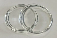 10 - T30 AirTite Holders Half Dollar Kennedy Walker Benji Capsules 30.6mm Silver