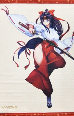 [Tapestry Wall scroll] Tomoe Queen's Blade UNLIMITED Limited B2 size Japan