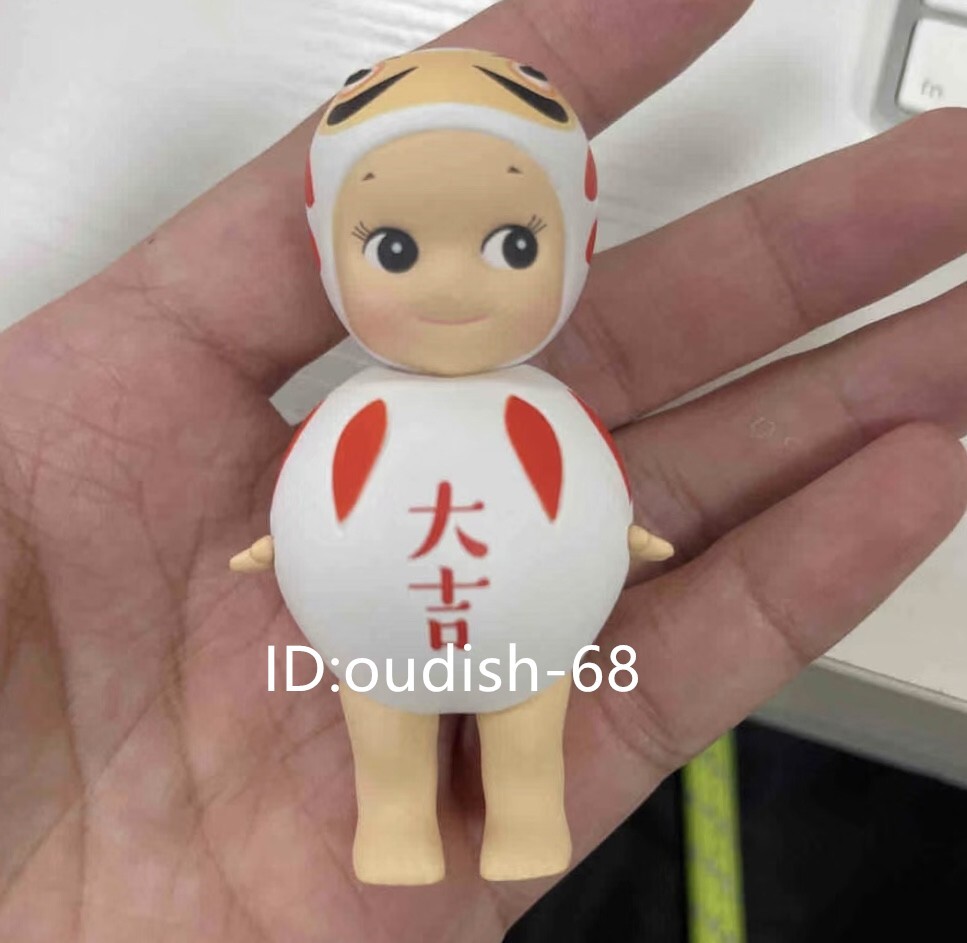 White Daruma Sonny Angel Japanese Good Luck Mini Figure Designer