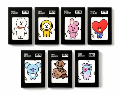 bts official character bt21 deco sticker 32 sheet scrapbook diy
