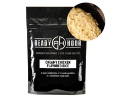 2 -16 Serving - Ready Hour Creamy Chicken Flavored Rice. MRE's