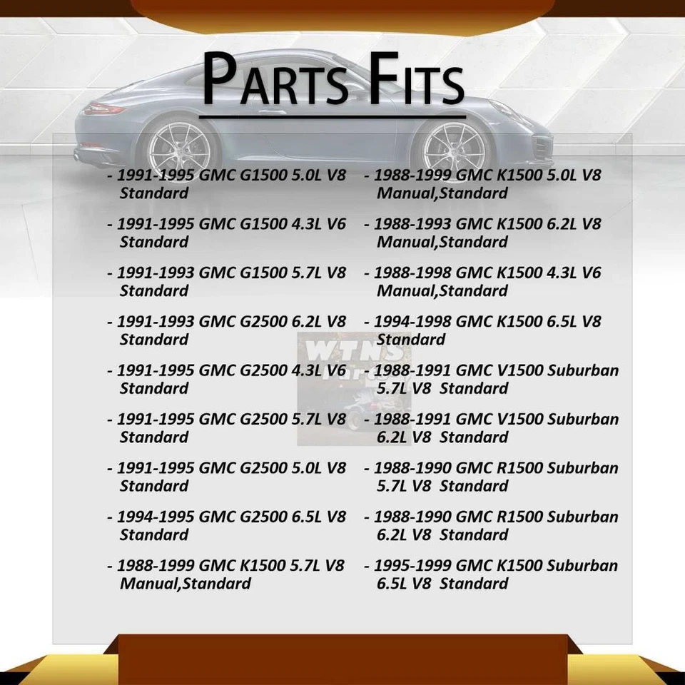 fits 1988~1999 Chevrolet C1500 GMB Rear Shaft All Joints Universal Joint - Image 4 of 4