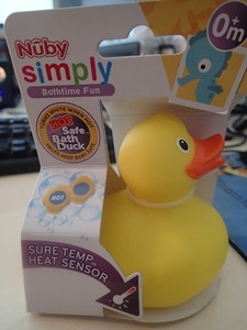 nuby duck bath toy