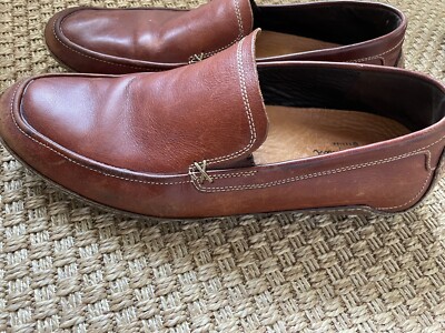 Cole Haan NikeAir Mens Brown Leather Slip On Casual Business  display picture 2