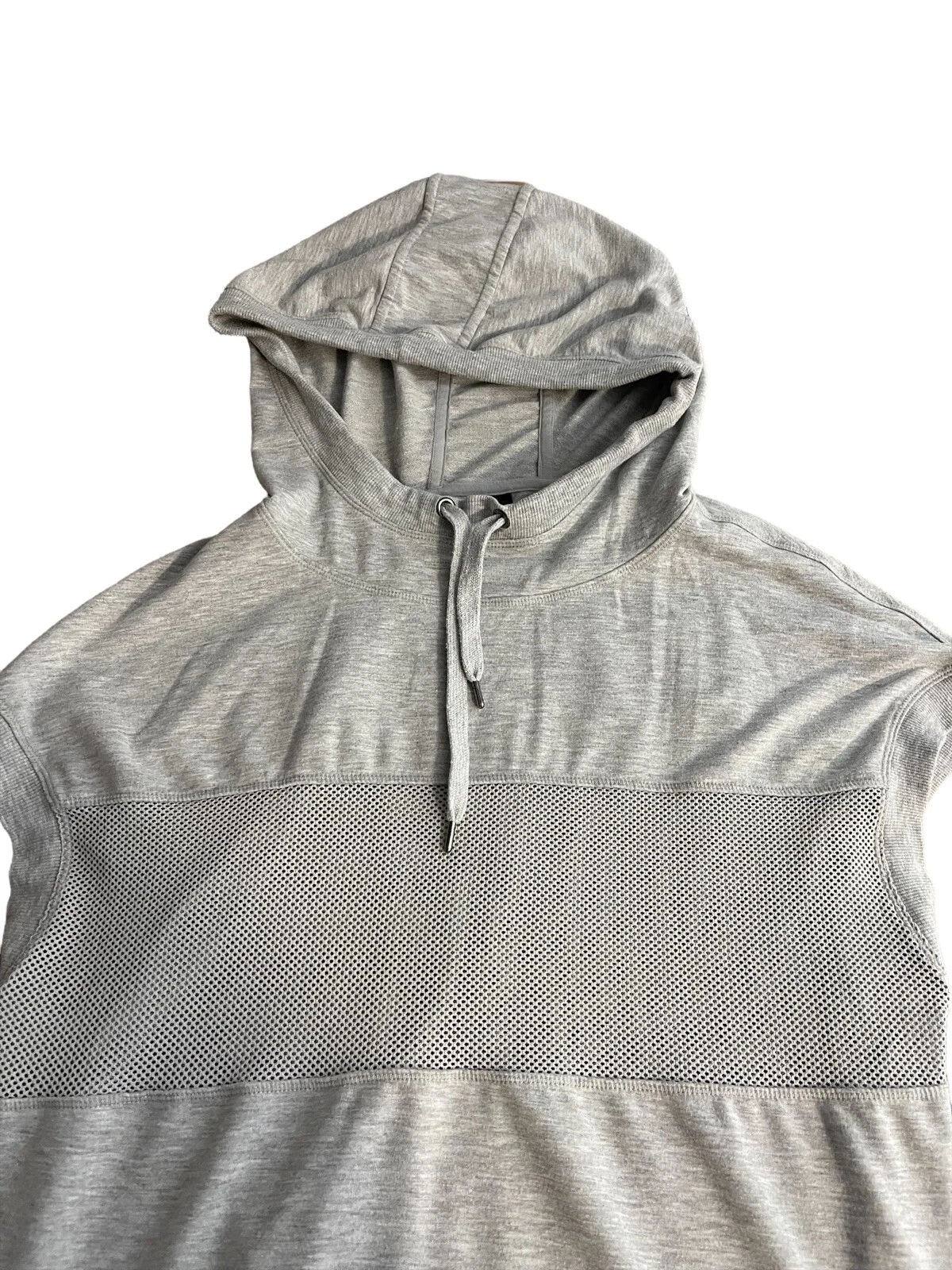 yogalicious pullover sleeveless yoga drawstring hoodie