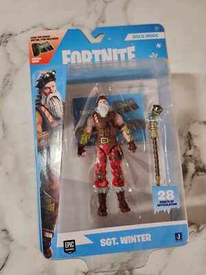 Fortnite Solo Mode #301 Winter Series 1 Sgt. Winter 4'' VIRTUAL CODE NEW RELEASE