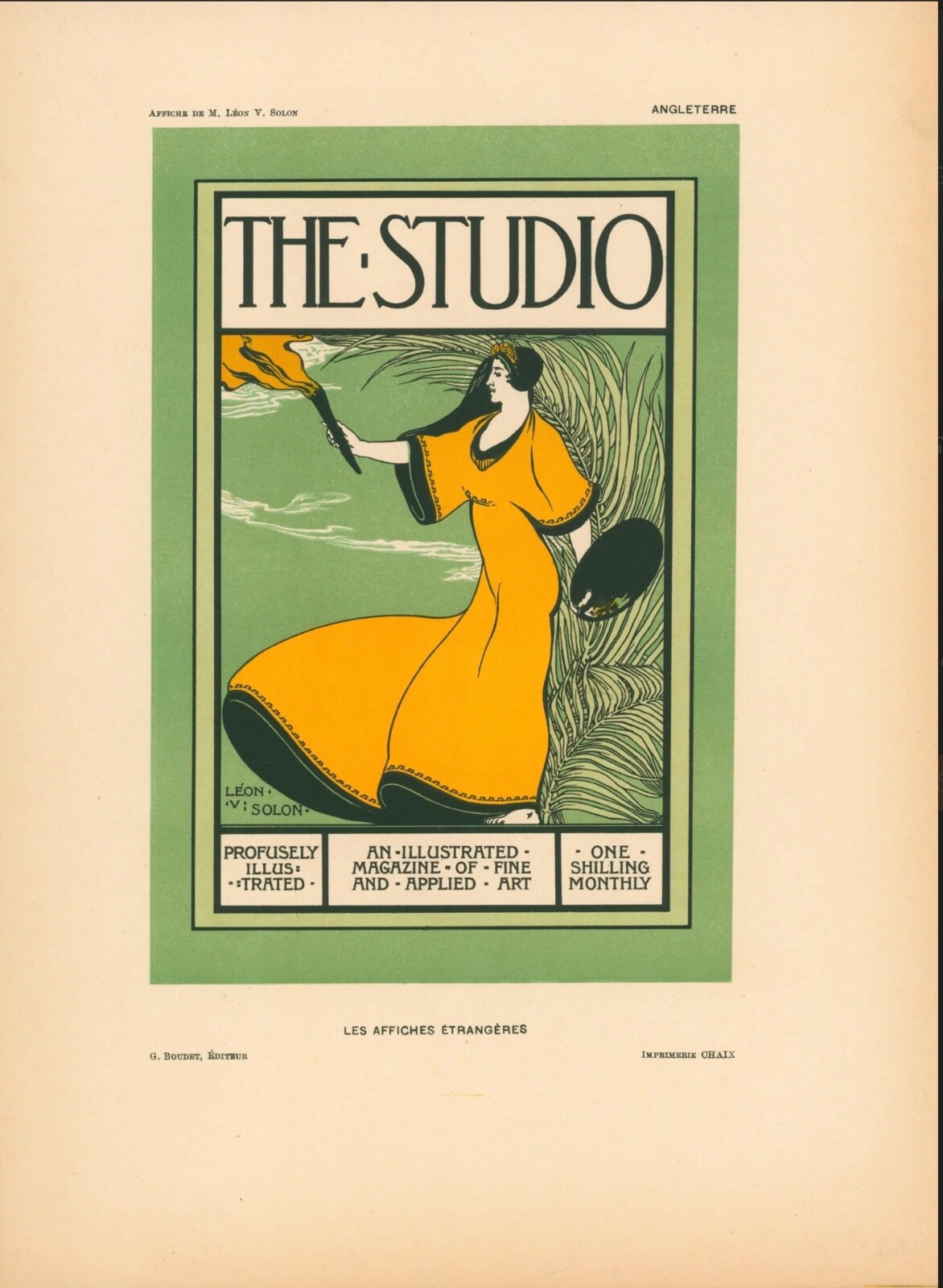 Les affiches etrangeres Leon Solon The Studio 1897