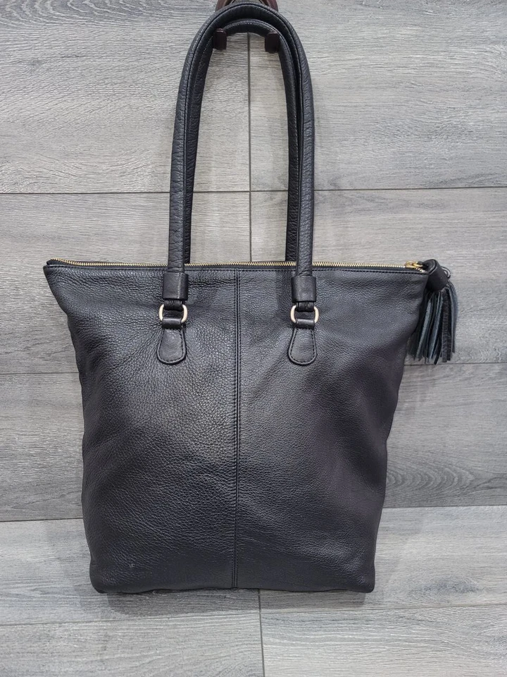 SEE by Chloé Mujer Bolso de Hombro Cuero Negro Bolso de Hombro Cremallera Bolso de Mano Foto 3 de 4