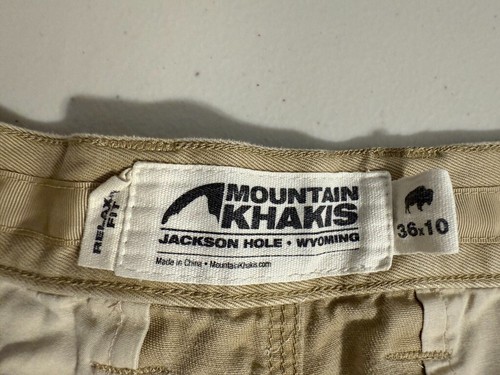 🛠️ Mountain Khakis Utility Cotton Mens 36x10 Relaxed Fit Shorts - Picture 8 of 8