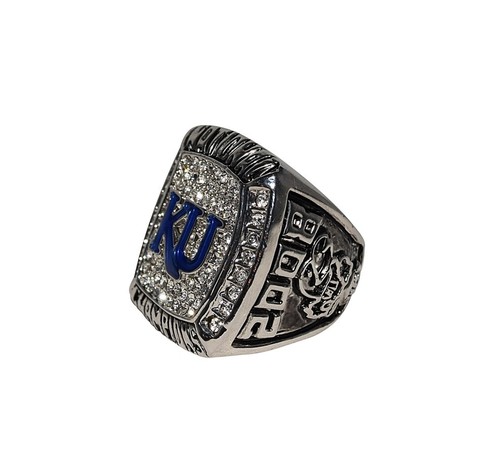 Kansas Jayhawks 2008 National Champions (Mario Chalmers) Championship Ring & Box - Picture 4 of 4