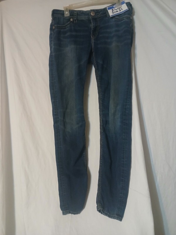 Womens Silver Brand Jeans Size 30 × 31