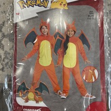 Pokemon Charizard Child XL Costume Halloween Disguise, 14-16