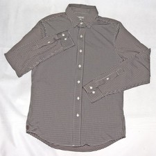 Rhone Commuter Men's Performance Long Sleeve Button Front Stretch Shirt Size S/P