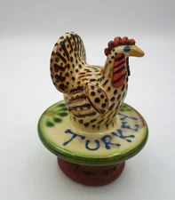 VHTF COXWOLD POTTERY " TURKEY PIE " Pie Bird Vent Funnel 4" High