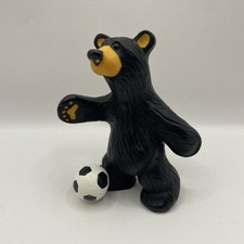 Bearfoots Bear "Soccer Bear" Jeff Fleming Big Sky Carvers figurine