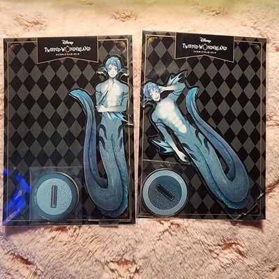 Disney Twisted Wonderland Exhibition Floyd Jade Leech Acrylic Stand Set