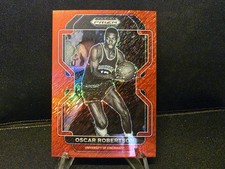 2022-23 Panini Prizm Draft Picks Oscar Robertson #37 Red Shimmer /9