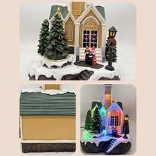 Weihnachtskirche mit Licht und Musik, Weihnachtsdekoration für Schlafzimmer