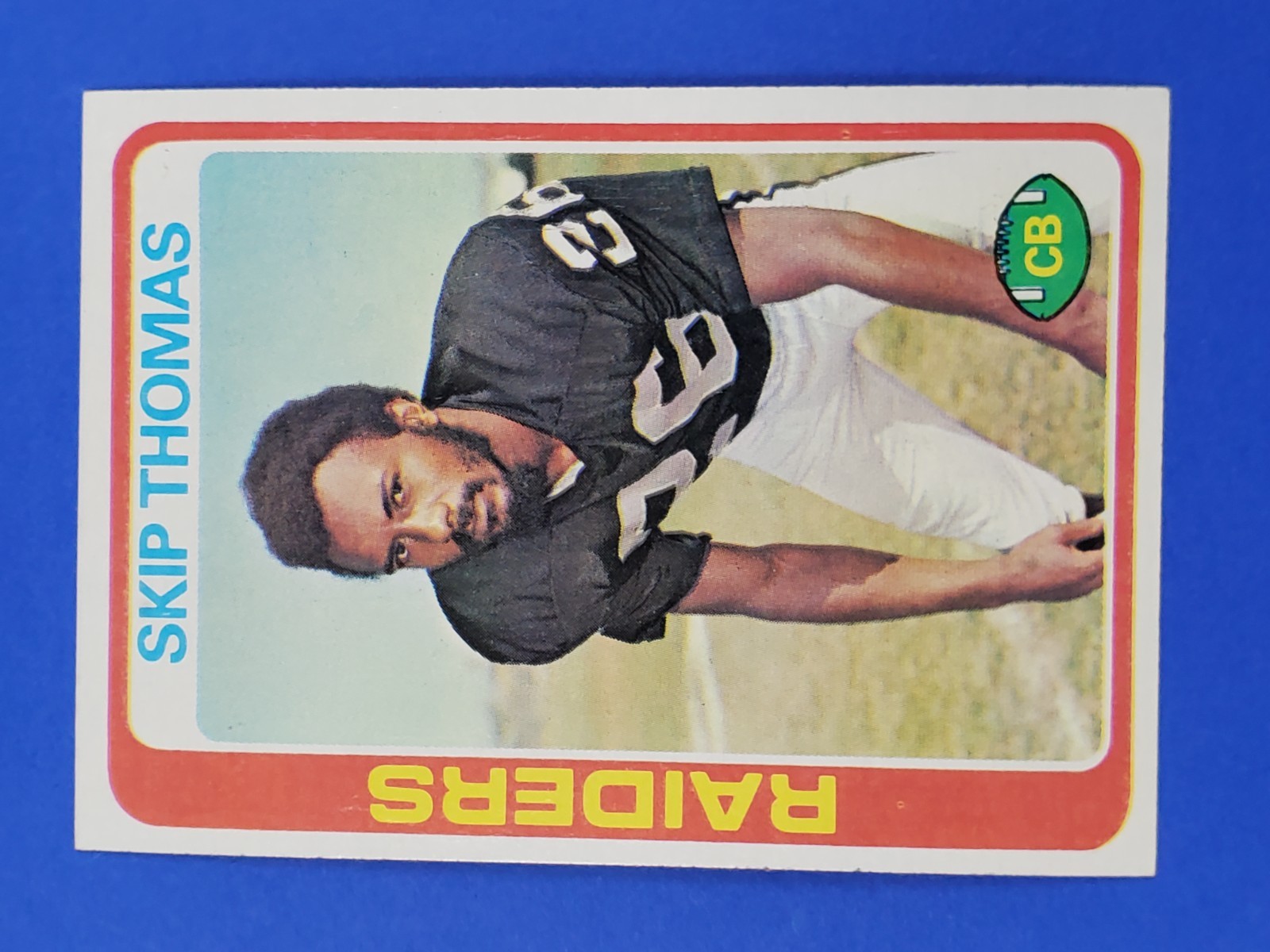 1978 TOPPS FOOTBALL #008 SKIP THOMAS HIGH GRADE NEAR MINT NRMT