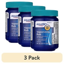 3 Pack Equate Vaporizing Rub Ointment 3.53oz Compare to Vicks Vaporub Active