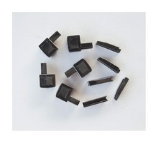 10 pcs 10 Metal Zipper Retainer Box and Insertion metal