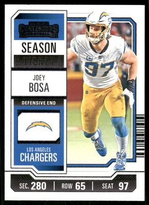 2023 Panini Contenders #58 Joey Bosa Season Ticket