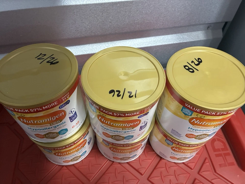 6 Nutramigen con probiótico LGG Fórmula 19,8 OZ Exp 2026 Foto 2 de 2