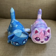 Aphmau MeeMeows 6" Mystery Plush Litter 4 Celestial Moon & Galaxy Cat (lot of 2)