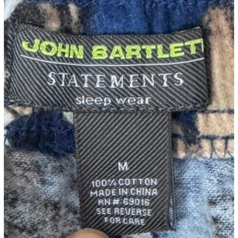 Брюки для отдыха мужские John Bartlett Statement Sleep Wear средние синие оленьи - Изображение 3 из 4