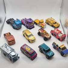 Hot Wheels Matchbox Diecast Car Truck Lot 12 Vintage Loose Mixed Vehicles 1981