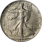 1937-P Walking Liberty Half