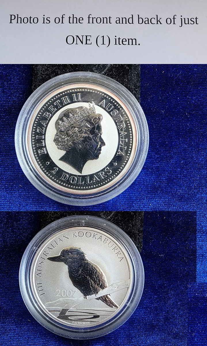 Australian Kookaburra 2 oz Precious Metal Content per Unit Silver