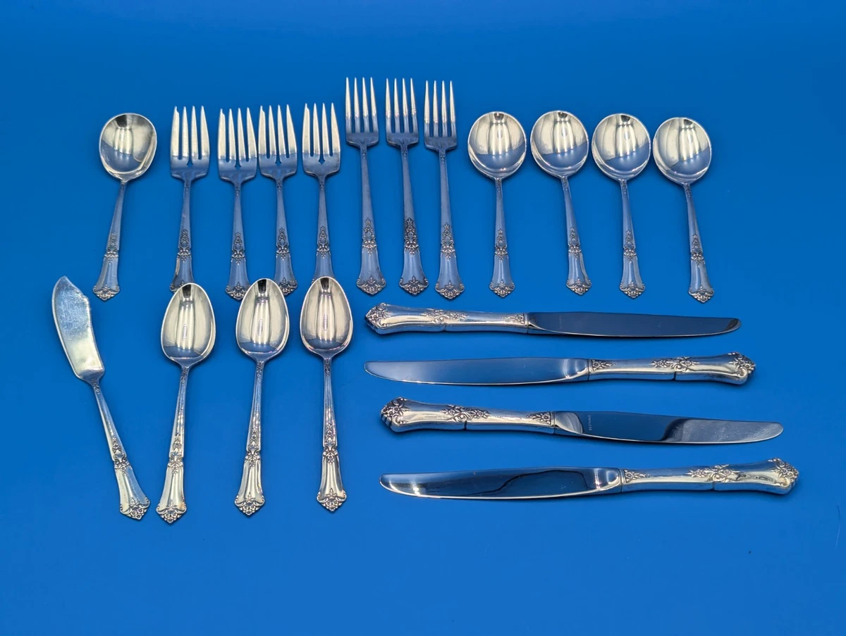 Stately Antique US Sterling Silver Flatware-Sets for sale | eBay