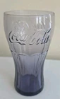 Vintage Coca Cola Light Purple Tint Drinking Glass 6" Coke Glass