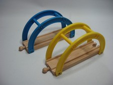 2 x LOW BRIDGE  for Wooden Train / Railway Track Set (  Thomas Brio  ) FB02
