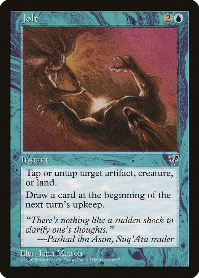 Jolt 70 MIR Mirage MTG Vintage 1996 Blue Instant Matson Common NM