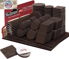 Felt Furniture Pads -182 Pcs Premium Felt Pads for Chair Legs Furniture, Floor P