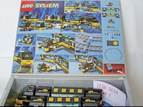 Lego 4559 Cargo Railway Train Train 9v Complete Instruction Box
