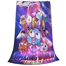 The Amazing World of Gumball Blanket Soft Flannel Material Multi-Purpose Use