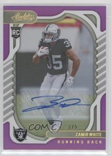 2022 Absolute Rookies Spectrum Purple Signatures 2/5 Zamir White #134 Auto 11h0