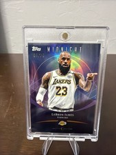 2025-26 Topps Midnight LeBron James /75 Los Angeles Lakers #49 1:6 box odds