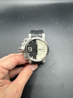 Oakley Gearbox Brushed Black & Tan Watch | eBay