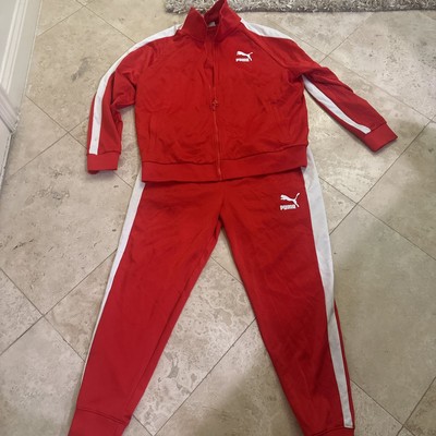 Puma Iconic T7 Track Jacket in Red