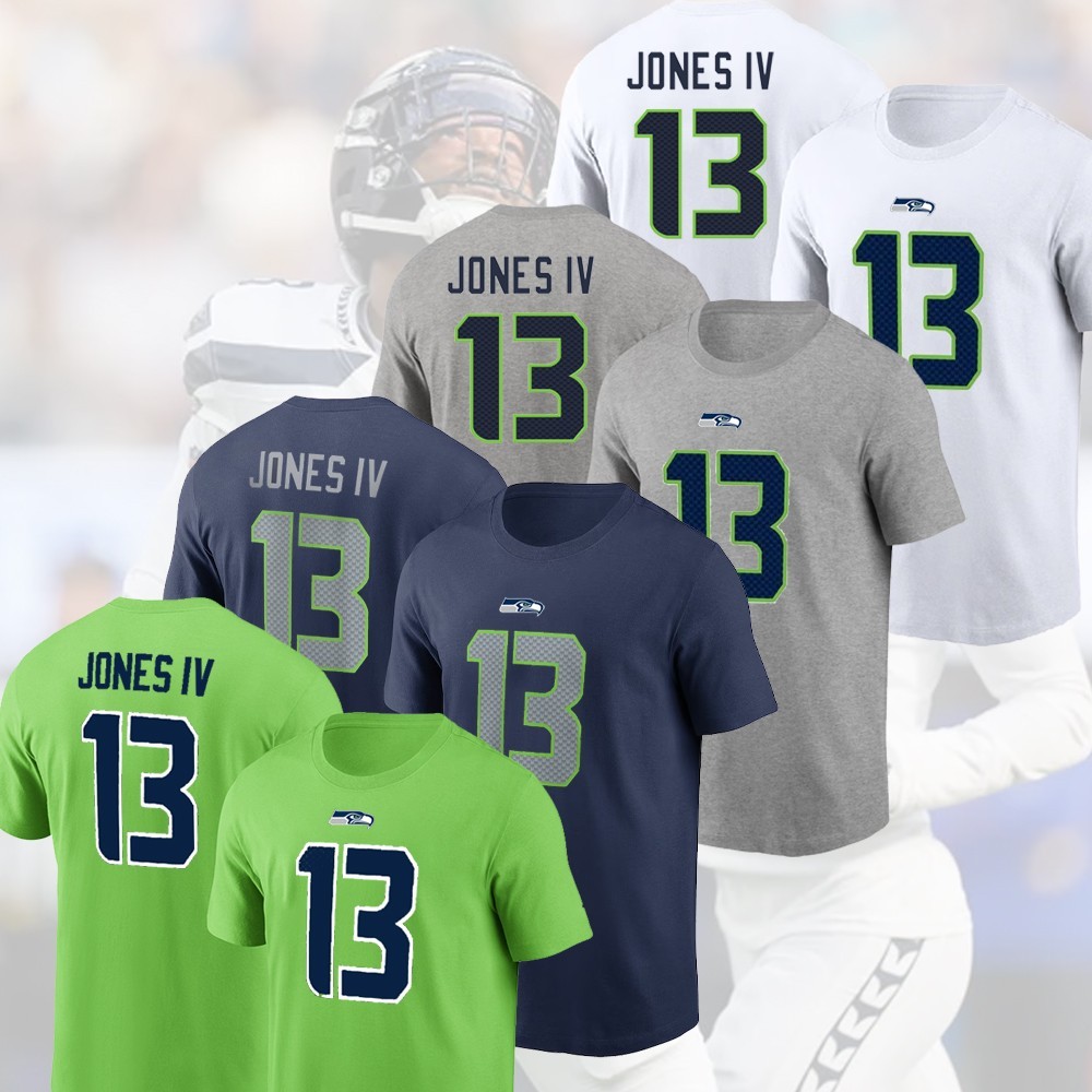 HOT - Ernest Jones IV #13 Seattle Seahawks 2025 Player Name