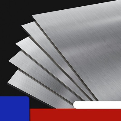 201 Edelstahlplatte Metallfolie Laserschneiden Blechen Gebürstete Stärke 0.3-3mm