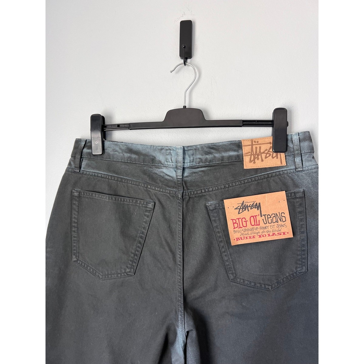 Stussy Big Ol Jeans - Size 36 - Blue Spray Dye - NEW | eBay