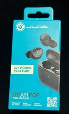 JLAB GO Air POP  Wireless Earbuds Black NIB
