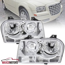 Headlights Fits 2005-2010 Chrysler 300 Assembly Halogen Head Lamps Leftright Headlights Fits 2005-2010 Chrysler 300 Assembly Halogen Head Lamps Leftright