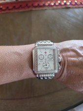 MICHELE Deco Women s Silver Stainless Steel W...
