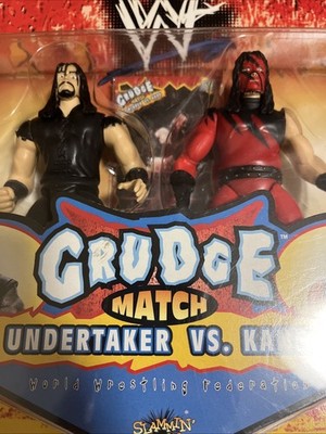 1998 Jakks Pacific WWF Grudge Match Undertaker vs Kane Wrestling Action Figures
